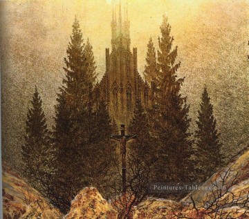 romantique romantisme Tableau Peinture - La Croix sur le Musée de la Montagne à Dusseldorf romantique Caspar David Friedrich